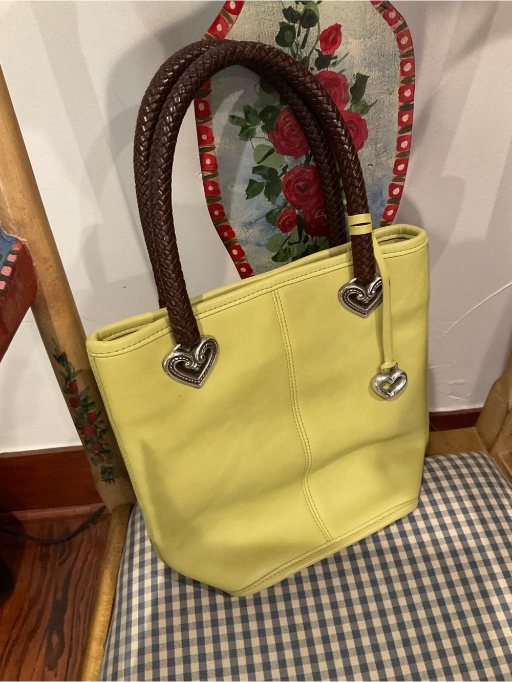BrightonChartruese Green Brighton$275  Bag NWOT